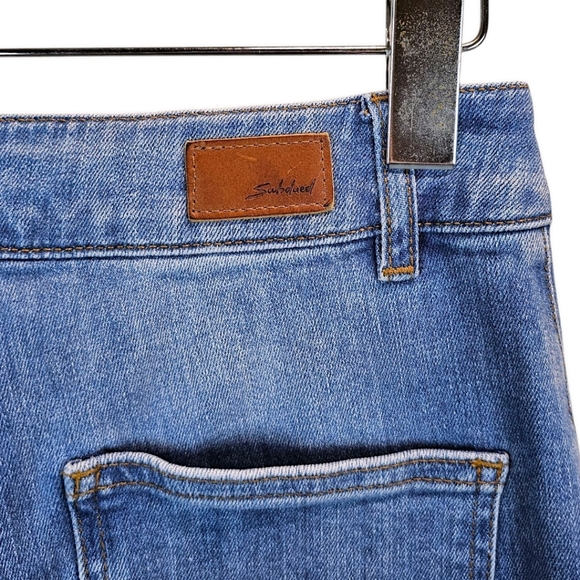 Subdued Womens Low Waist Wide Leg Jeans Sz 6 Light Wash Raw Hem Casual 90s Vibes - Picture 10 of 12